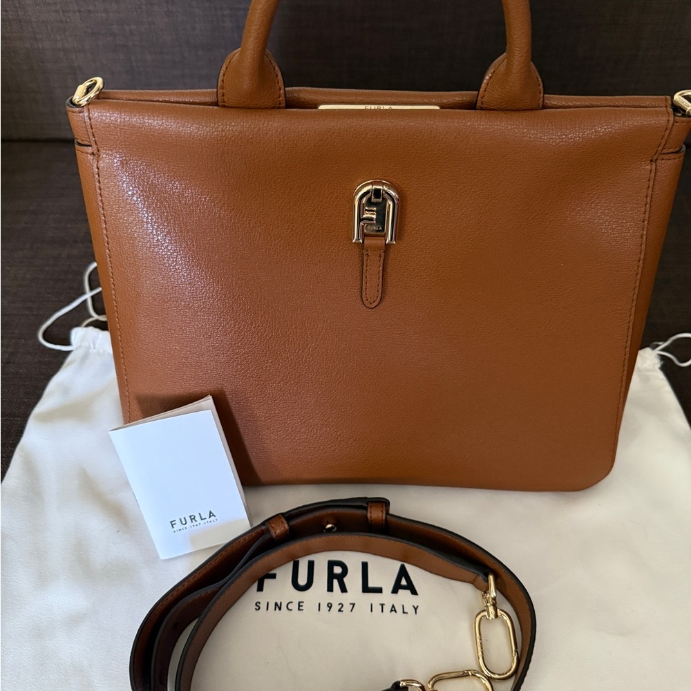 Furla Brown Leather Women's Bag